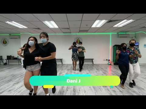 Caliente Dance Studio Singapore Bachata dance class demo to Dani J - La Ultima Noche
