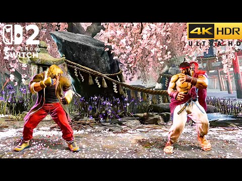 Street Fighter 6 (Switch 2) 4K 60FPS HDR Gameplay - (Nintendo Switch 2 Version)