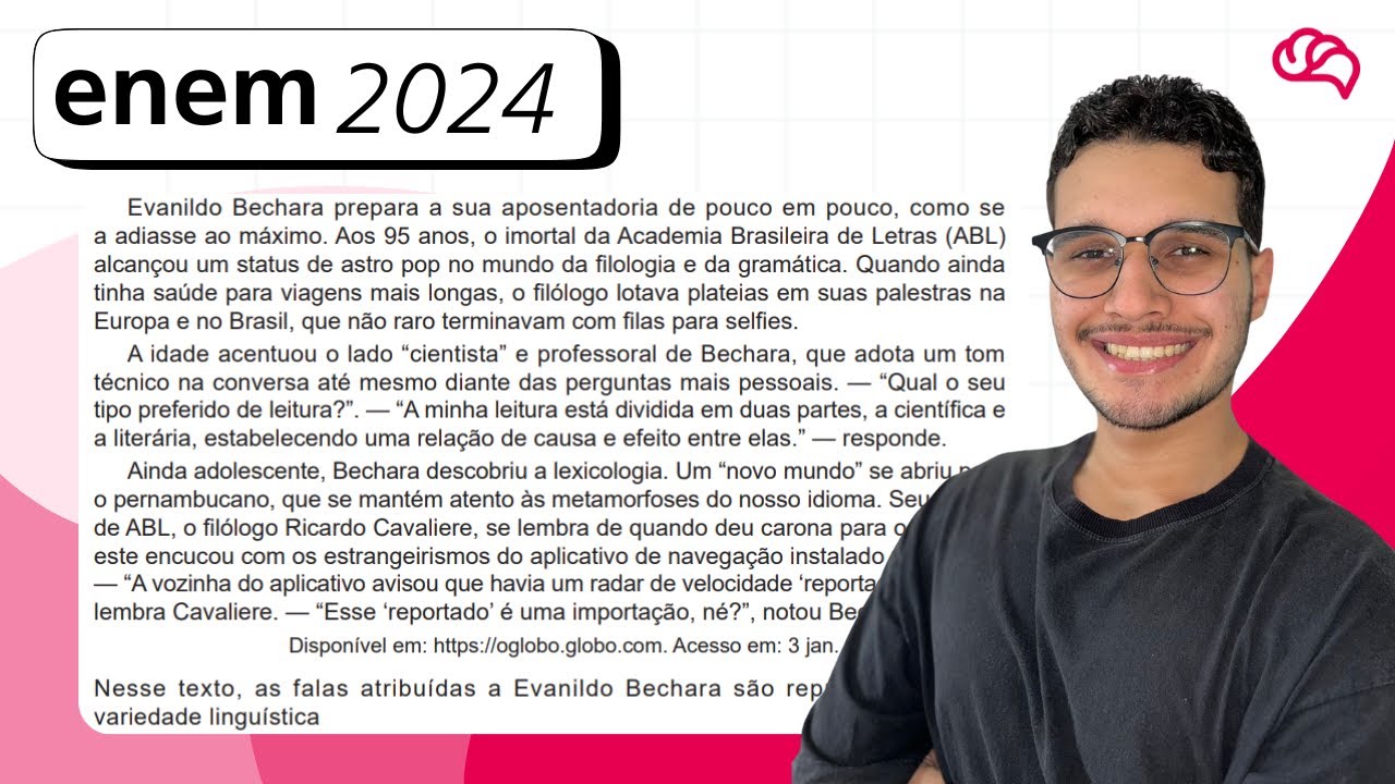 Resolução em Vídeo — Questão 11 ENEM 2024