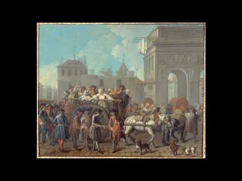 Étienne Jeaurat - El traslado de las mujeres de vida alegre a la Salpetrière. El paso cerca de la pu