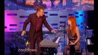 tori funny straddling keyboards lesson