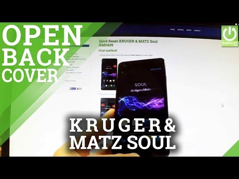 Remove Battery in KRUGER & MATZ Soul KM0409 - Open the Back Cover