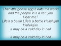 Tracy Bonham - Cold Day In Hell Lyrics