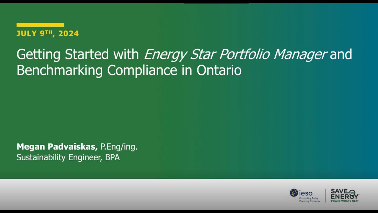 Beyond EWRB  Benchmarking As The First Step to Energy Management  | July 9, 2024 Webinar
