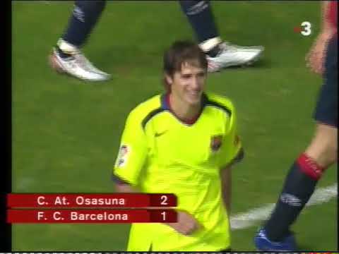 9. Highlights Osasuna 2-1 Barça (Temp. 2005/06)