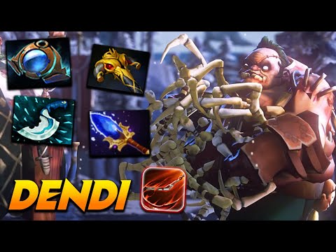 DENDI PUDGE - BUTCHER KING - Dota 2 Pro Gameplay [Watch & Learn]