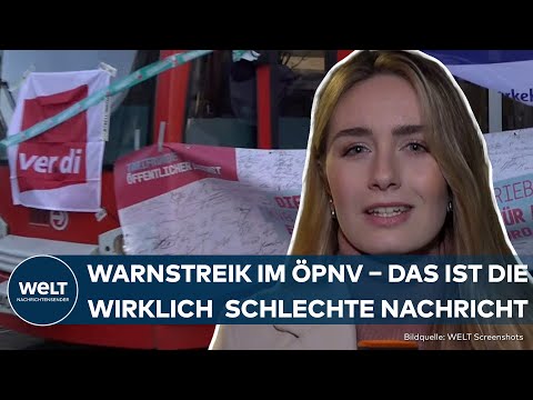 WARNSTREIK IN NRW: Millionen Fahrgäste betroffen – Hier bleiben Busse und Bahnen heute im Depot