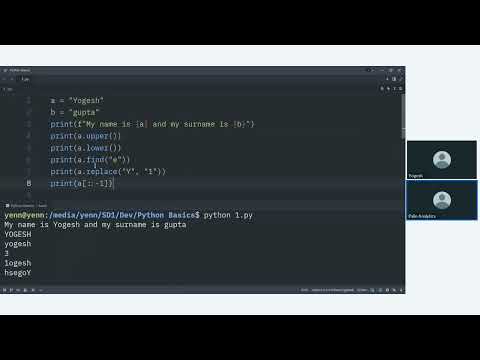 Python 5 Pm Batch Training Session 3