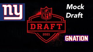 NY Giants 2 Round 2021 NFL mock Draft w/trade