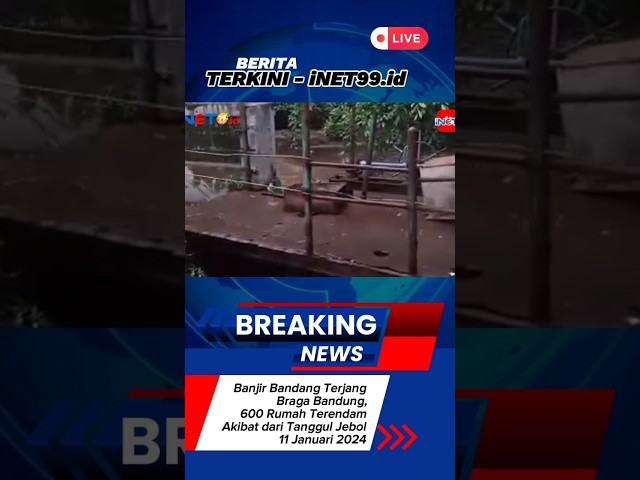 Banjir bandang di Braga Bandung
