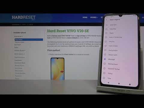 How to Check Out Default Alarm Tones on Vivo V20 SE - Alarm Tones Options