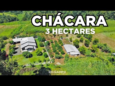 CHÁCARA A VENDA EM SANTA CATARINA CASA FRUTAS PASTAGEM E ANIMAIS R$ 740 MIL