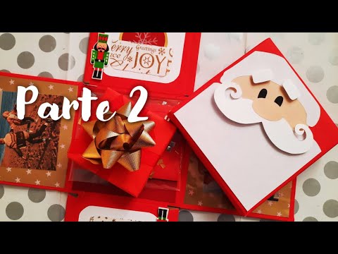 DIY ♡ CAJA SORPRESA DE NAVIDAD PARTE 2 ( TAPA) | Erandy Paz