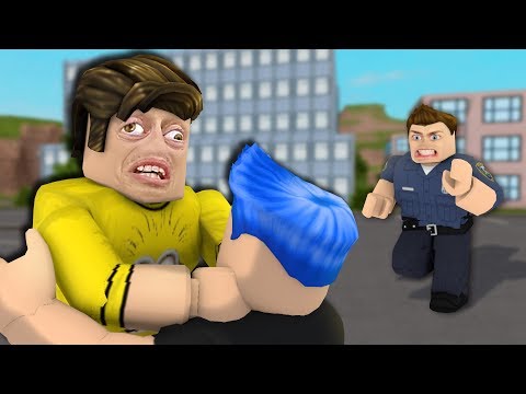 Breaking the ROBLOX LAW in front of POLICE OFFICERS...
