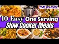 Crockpot Cooking For One 10 One Serving Slow Cooker Walmart Meals For 14 36
