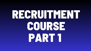 كورس Free recruitment agency course
