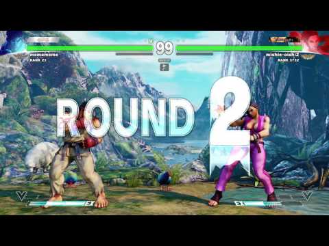【STREET FIGHTER 5/V】Daigo Umehara(RYU) VS mishie-oishi2(LAURA)