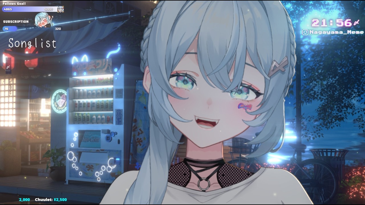 【#歌枠】雑談 Chill 作業BGM🎈BGM ながやまめめのギター弾き語り！カラオケ✨ 【SINGING STREAM】#vtuber #karaoke  #shorts #歌ってみた