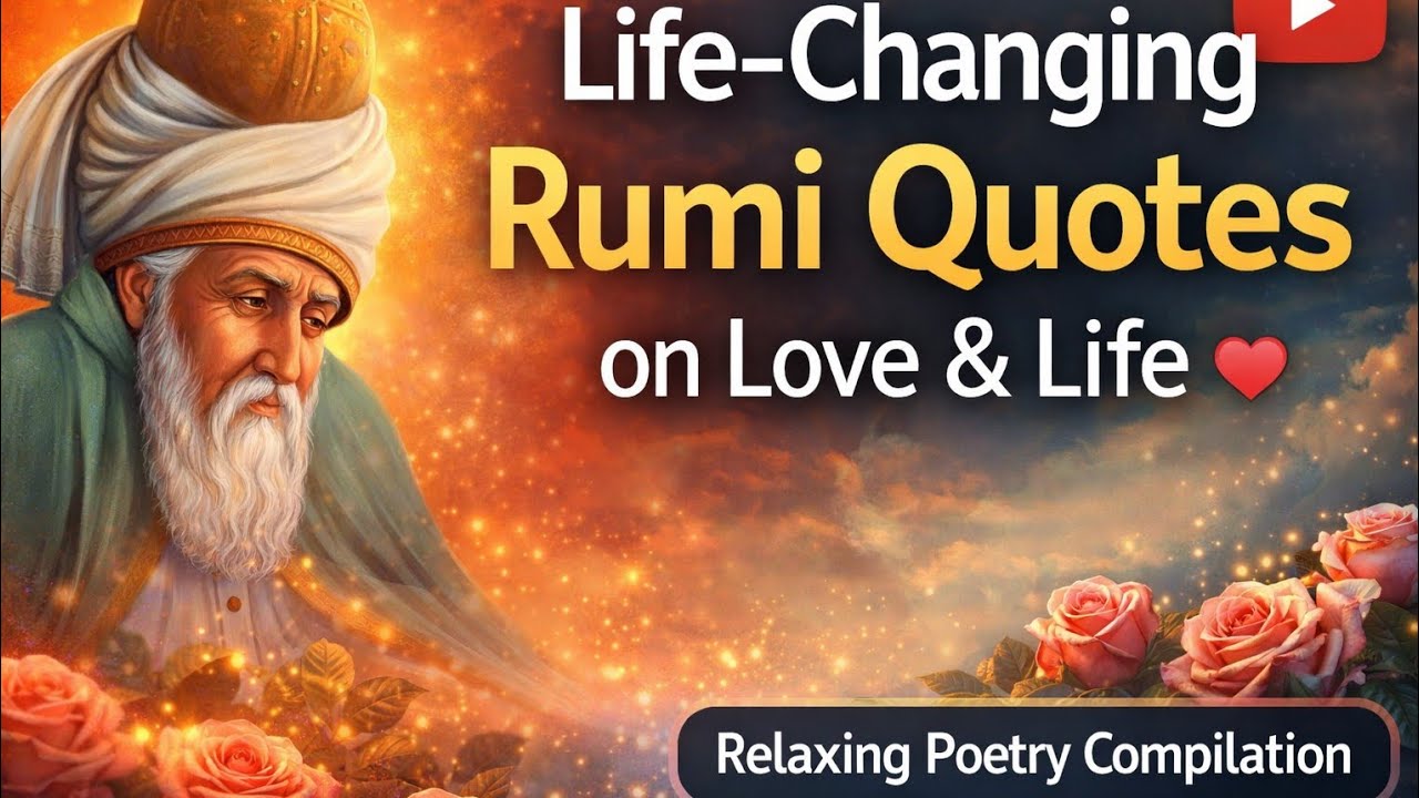 Best Rumi Quotes on Love & Life 💫 | Deep Meaningful Poetry Compilation #video #viral #motivation 