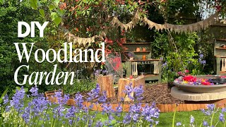 Woodland Garden makeover: diy natural playground for kids, montessori vibes