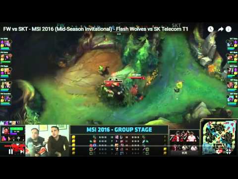MSI VOD Review: SKT vs FW Game 2