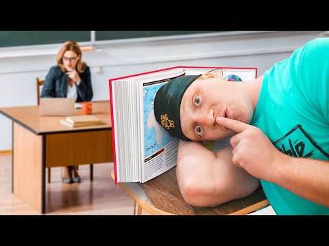 14 SECRET Ways To SLEEP In CLASS!