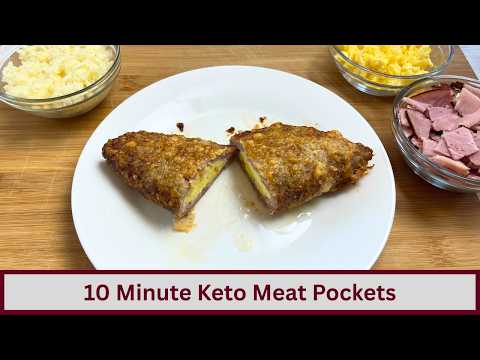 10-Minute High Protein Keto Meat Pockets (Nut Free and Gluten Free)