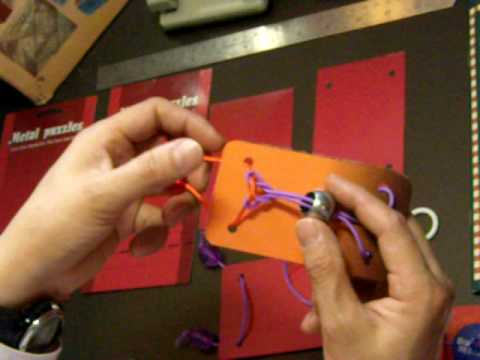 DIY: Demonstration of making a simple string puzzle