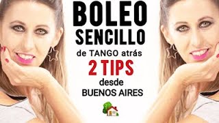 💃#Boleo de tango #SENCILLO atrás para la mujer - Analía Centurión💯