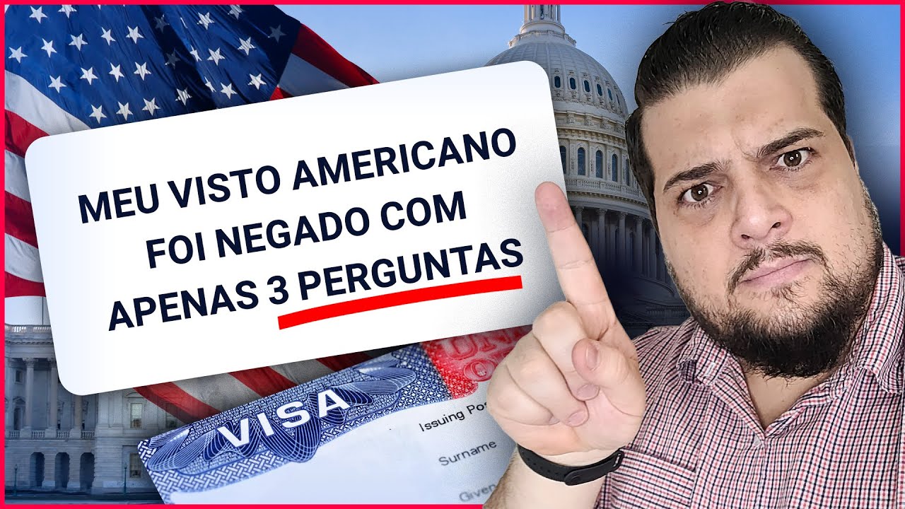 Evite ter VISTO AMERICANO negado por esse motivo
