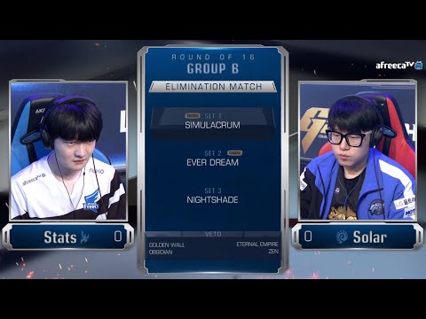 [2020 GSL S1] Ro.16 Group B Match4 Solar vs Stats