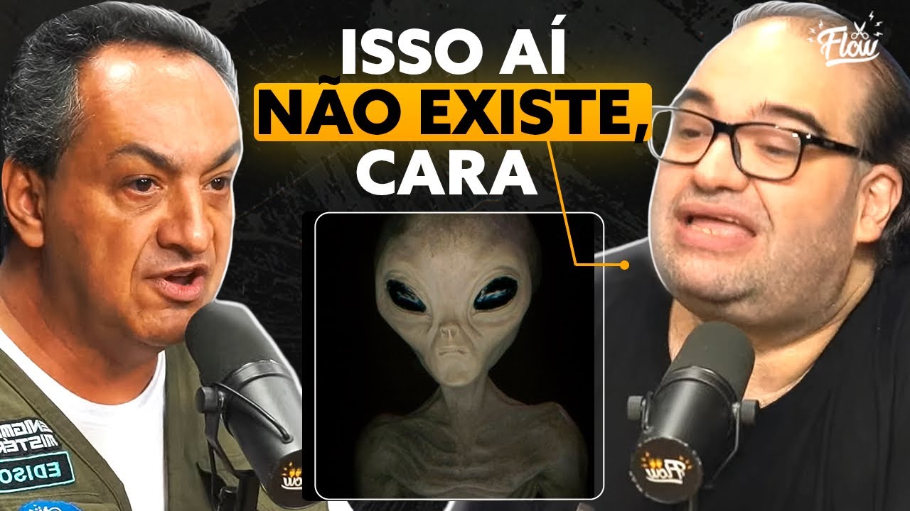 Sacani DESMENTE UFÓLOGO ao vivo