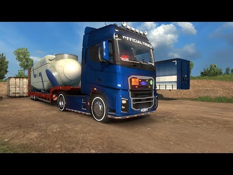 ETS2 1.35 Promods 2.41/Ford F-MAX/Logitech g27/Burg auf Fehmarn - Viborg