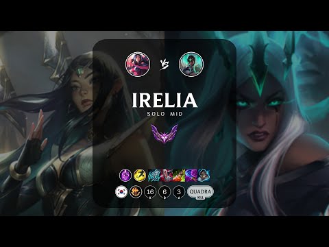 Irelia Mid vs Karma - KR Master Patch 13.8
