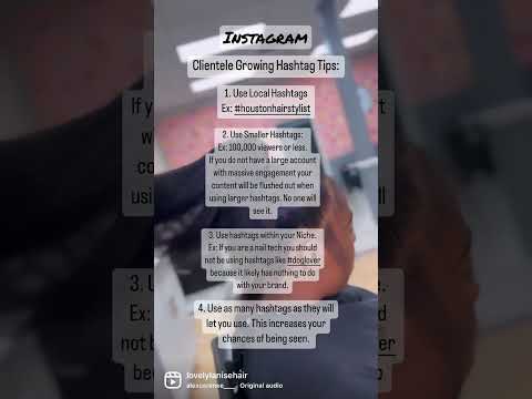 Need Help With A Hashtags Strategy For Instagram? #hashtag #instagramgrowthtips #houstonhairstylist