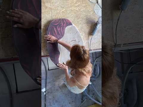 Какой шелк ты хочешь залить смолой? #painting #epoxy #art
