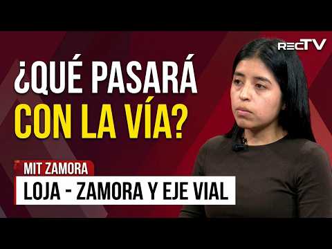 🔴EN VIVO | Mantenimiento vial: Directora Distrital del MIT - Zamora Chinchipe | RecTV Noticias