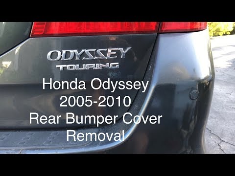 Honda Odyssey Rear Bumper Removal (2005-2010)