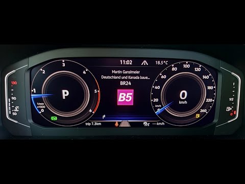 VW Tiguan - Digital Cockpit / digitales Kombiinstrument - Einstellung der Ansicht