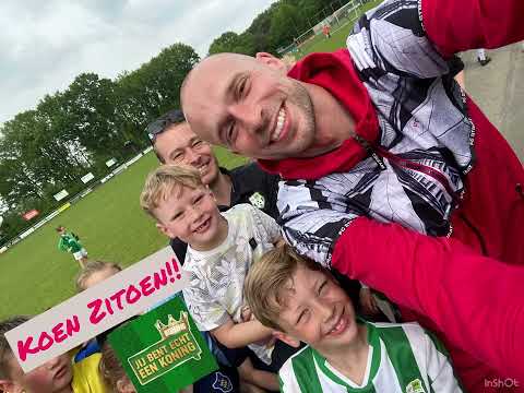 Mijn voetbalteam: Groen-Wit J09-1 toernooi vv Bavel met als hoogtepunt bezoek van Koen Zitoen!