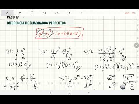 Diferencia de cuadrados 2