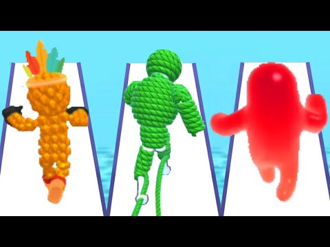 JOIN BLOB CLASH 3D vs PIXEL RUSH vs ROPE-MAN RUN