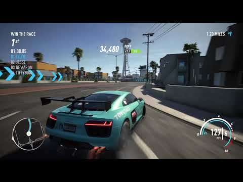 Need for Speed payback with lindsay's Audi R8 2017