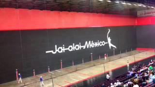 Partido Jai alai 10/06/2017