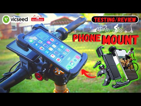 Adjustable Handlebar Cell Phone Holder Amazon - Testing/Review