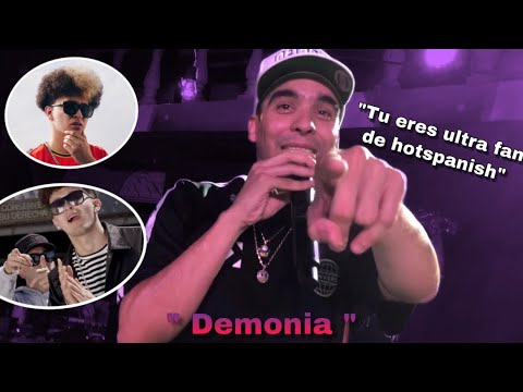 LE DIGO A MC DAVO QUE CANTE DEMONIA QUE SACÓ CON HOTSPANISH Y REACCIONA ASÍ *CONCIERTO CANCÚN*