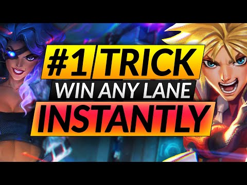 1 Trick to WIN Your LANE at Level 1 - CHEESE Strategy You MUST ABUSE - LoL Guide