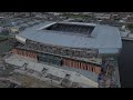NEW EVERTON STADIUM | MAY 2024 | INSIDE & OUTSIDE DRONE FOOTAGE