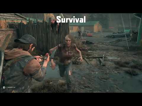 DAYS GONE - Comparison of levels of difficulty | SURVIVAL vs SURVIVAL II