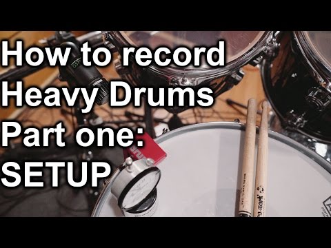How to Record Heavy Drums Part One - SETUP | SpectreSoundStudios TUTORIAL